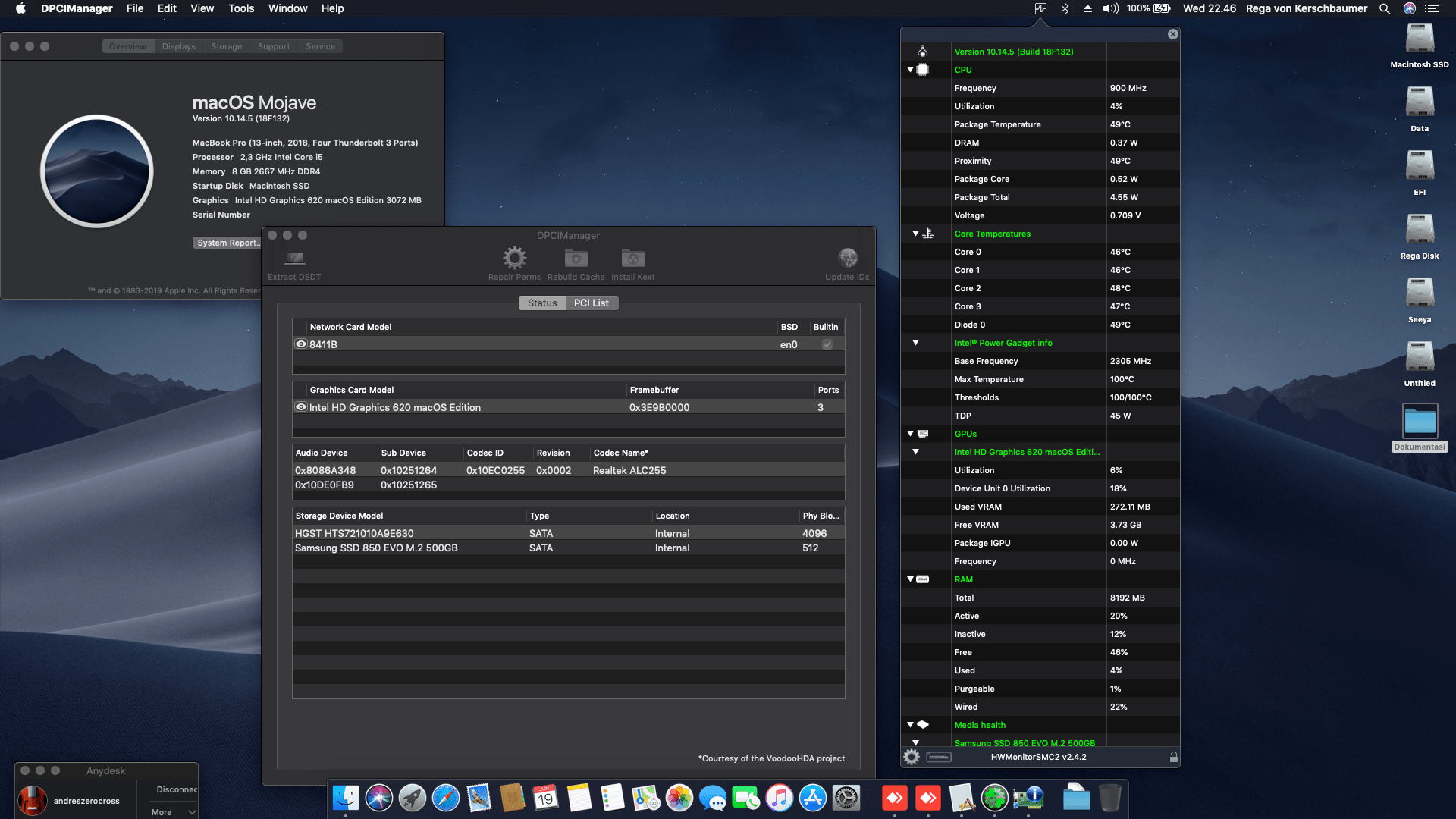 Acer Nitro 5 AN515 52 [Coffelake]   [Intel HD 630 + I2C] 1